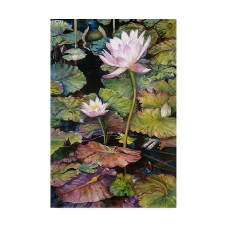Joanne Porter 'Water Lilies' Canvas Art,12x19